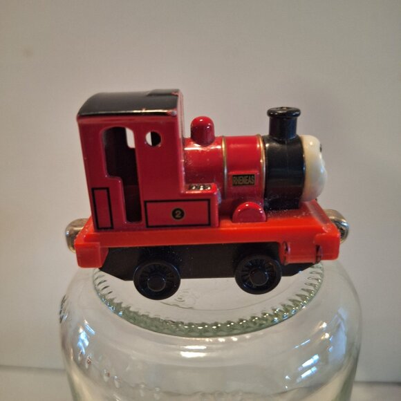 Thomas & Friends Rheneas Die-Cast Train Engine Toy Mattel 2010 Red #2 - Picture 7 of 8
